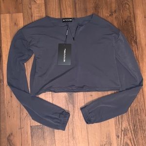 Pretty little thing cropped sweatshirt